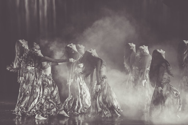 Belly dance class hen party Cardiff studio